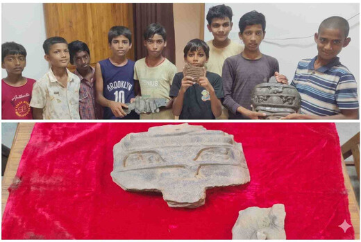 लखीसराय के बलगुदर टीले से मिलीं 1,000 साल पुरानी प्रतिमाएं, बच्चों ने संग्रहालय को सौंपीं
